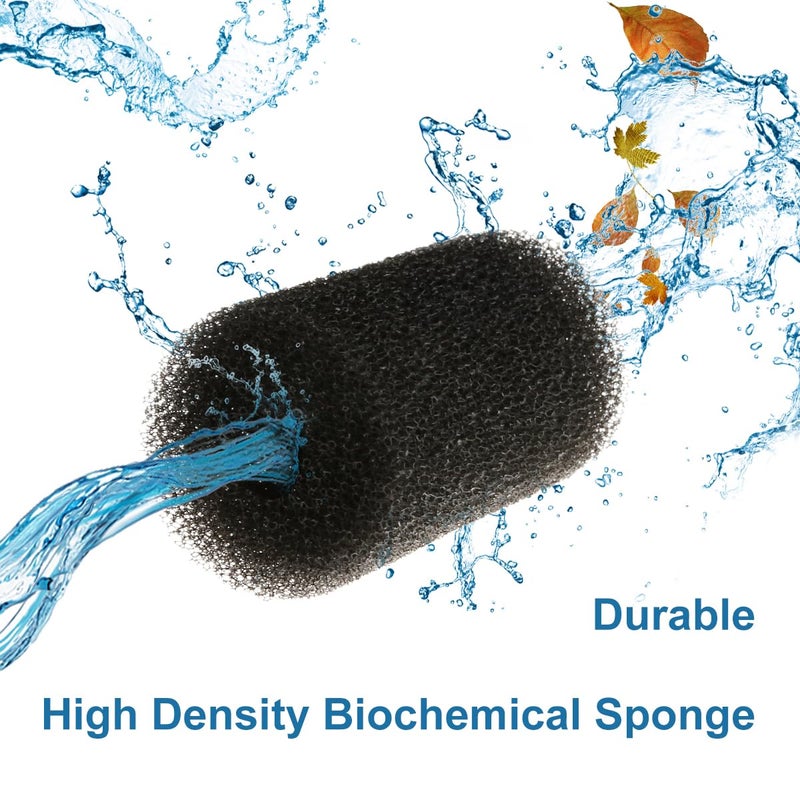 Senzeal 4PCS Pre-Filter Foam Sponge Roll Aquarium Filter Intake Cover for Aquarium Fish Tank(Small) - Image 3